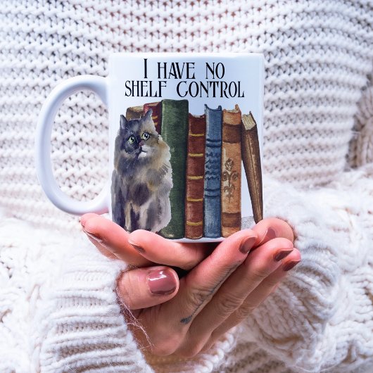 Mug Citation Amusante de livre mignonne chats Nom du v