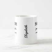 Mug Citation amusante de Sarcasme (Centre)