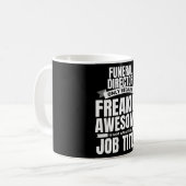 Mug Citation amusante du directeur funéraire de Freaki (Devant gauche)