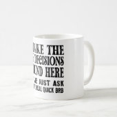 Mug Citation Amusante Du Mari - Laisse-Moi Demander Mo (Devant droit)