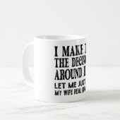 Mug Citation Amusante Du Mari - Laisse-Moi Demander Mo (Devant gauche)
