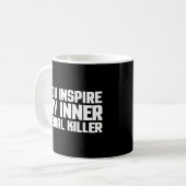 Mug Citation amusante du tueur en série interne (Devant gauche)