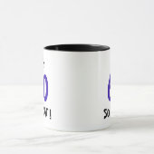 Mug Citation amusante Moderne 60e anniversaire (Centre)