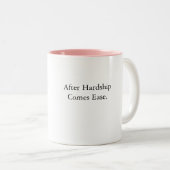 mug citation après la difficulté vient la facilité (Devant droit)