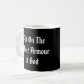 Mug Citation Armure de Dieu Gothique (Devant gauche)