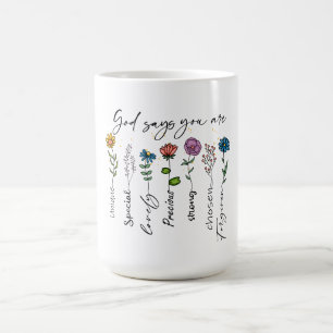Mug Citation biblique Inspiration Fleur sauvage Citati