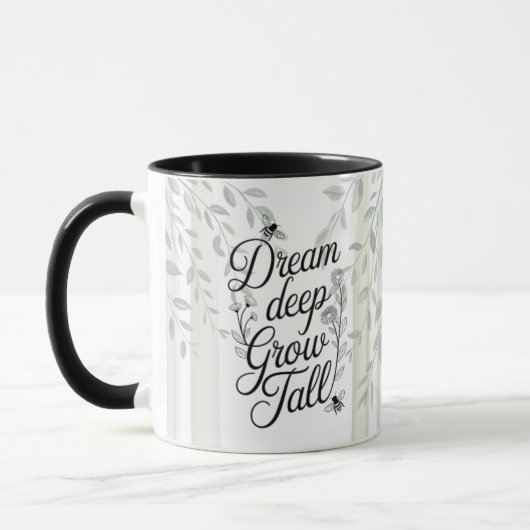 Mug Citation Botanique Heritage Dream Deep Grow Tall (Gauche)