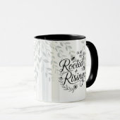 Mug Citation Botanique Heritage Rooted and Rising (Devant droit)