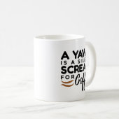 Mug Citation Café tendance (Devant droit)