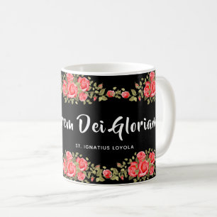 Mug Citation catholique florale religieuse de St