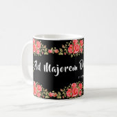 Mug Citation catholique florale religieuse de St (Devant gauche)