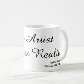 Mug Citation célèbre de Friedrich Nietzsche (Devant droit)