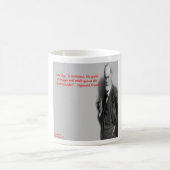 Mug Citation célèbre de Sigmund Freud sur le "combat" (Centre)
