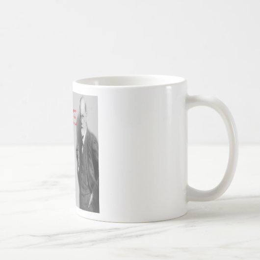 Mug Citation célèbre de Sigmund Freud sur le "combat" (Droite)
