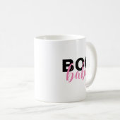 Mug Citation Chic Rose Noir Boo Baby (Devant droit)