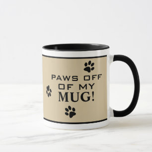 Mug Citation Chien Paws Off Boisson Chaude Spécialité
