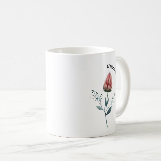 Mug Citation chrétienne de Boho Flower (Devant droit)