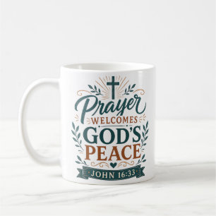 Mug Citation Chrétienne de Prière de Paix de Dieu