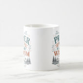 Mug Citation chrétienne de sagesse céleste par la priè (Centre)