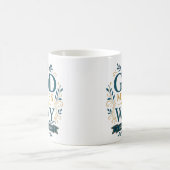Mug Citation Chrétienne Dieu Crée Un Chemin (Centre)