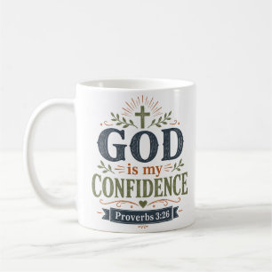 Mug Citation Chrétienne Dieu Est Ma Confiance