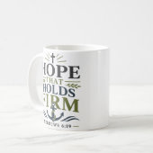 Mug Citation Chrétienne Esthétique D'espérance Ferme (Devant gauche)