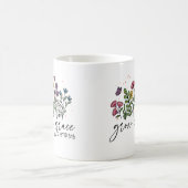 Mug Citation Chrétienne Florale Grace (Centre)