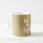 Mug Citation chrétienne inspirante : Soyez la lumière (Devant gauche)