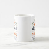 Mug Citation chrétienne Je ne suis pas défini par mon (Centre)