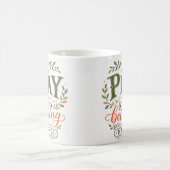 Mug Citation chrétienne 'Je prie et continue de croire (Centre)