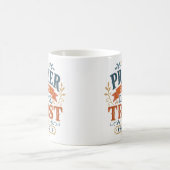 Mug Citation chrétienne : La prière approfondit la con (Centre)