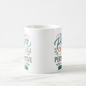 Mug Citation chrétienne : La prière change ma perspect (Centre)