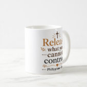 Mug Citation Chrétienne Libère Ce Que Vous Ne Pouvez C (Devant droit)