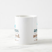 Mug Citation chrétienne moderne ancrée non anxieuse (Centre)
