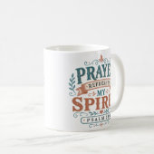Mug Citation Chrétienne Rafraîchit Mon Esprit (Devant droit)