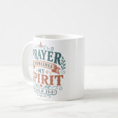 Mug Citation Chrétienne Rafraîchit Mon Esprit (Devant gauche)
