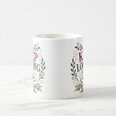 Mug Citation chrétienne spirituelle 'Continuez à regar (Centre)