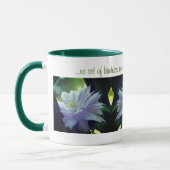 Mug Citation Clematis Flower Inspirational Kindness (Gauche)