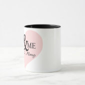 Mug Citation Coeur rose (Centre)