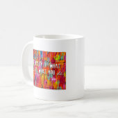 Mug Citation colorée de Rumi (Devant gauche)