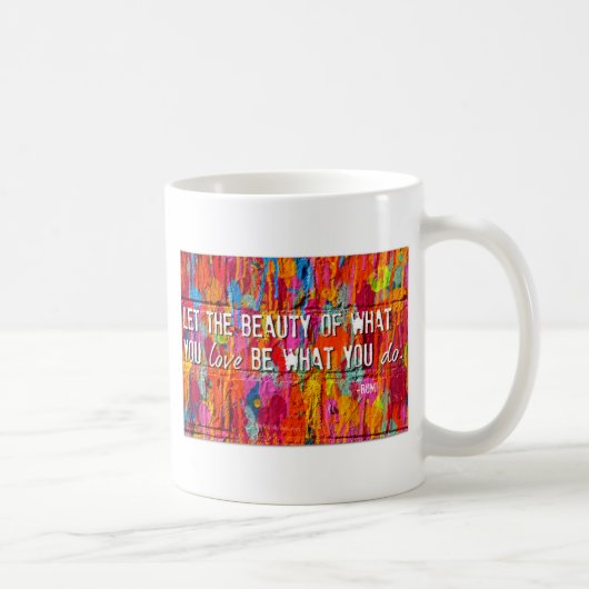 Mug Citation colorée de Rumi (Droite)