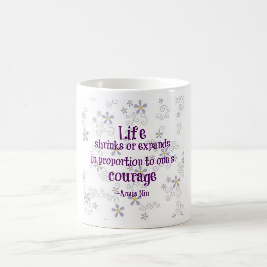 Mug Citation Courage Nin (Centre)