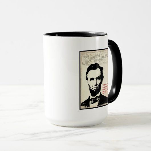 Mug Citation d'Abe Lincoln (Devant droit)