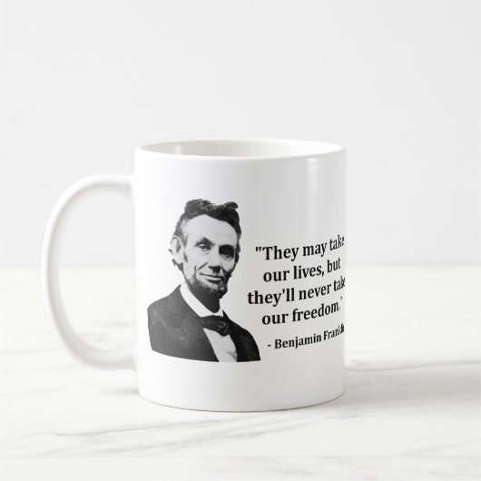 Mug Citation d'Abraham Lincoln Troll (Gauche)
