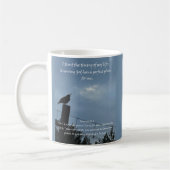 Mug Citation d'affirmation chrétienne et Bible corresp (Gauche)
