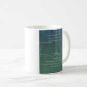 Mug Citation d'affirmation chrétienne et Bible corresp (Devant droit)