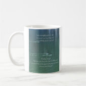 Mug Citation d'affirmation chrétienne et Bible corresp (Gauche)