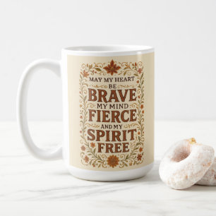 Mug Citation d'affirmation de la Bohême libre Art