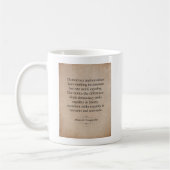 Mug Citation d'Alexis de Tocqueville (Gauche)