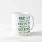 Mug Citation d'amitié à l'aquarelle (Devant droit)